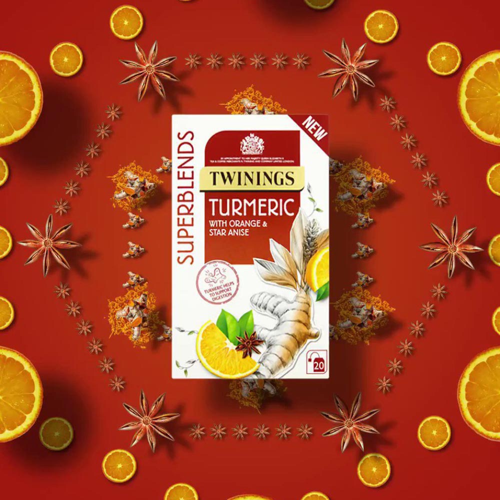 Αφέψημα Βοτάνων Twinings Superblends Turmeric 20 Φακελάκια